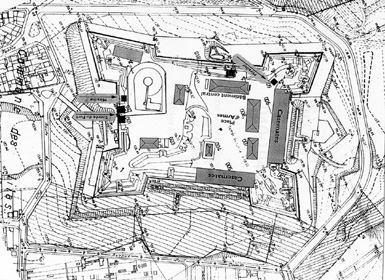 Plan du fort de Romainville